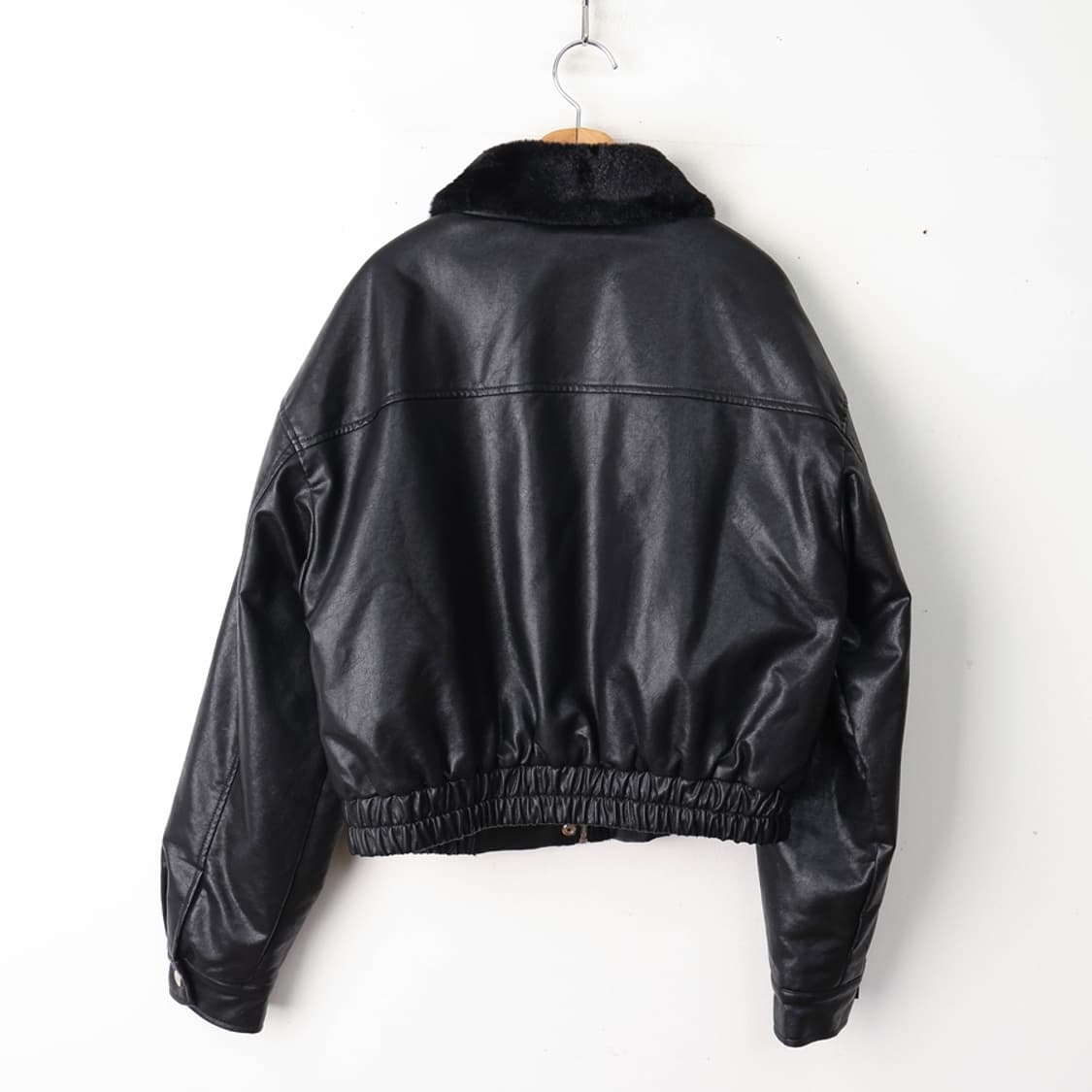 55/블랙업 크레시 퍼 레더 블루종 상품이미지2