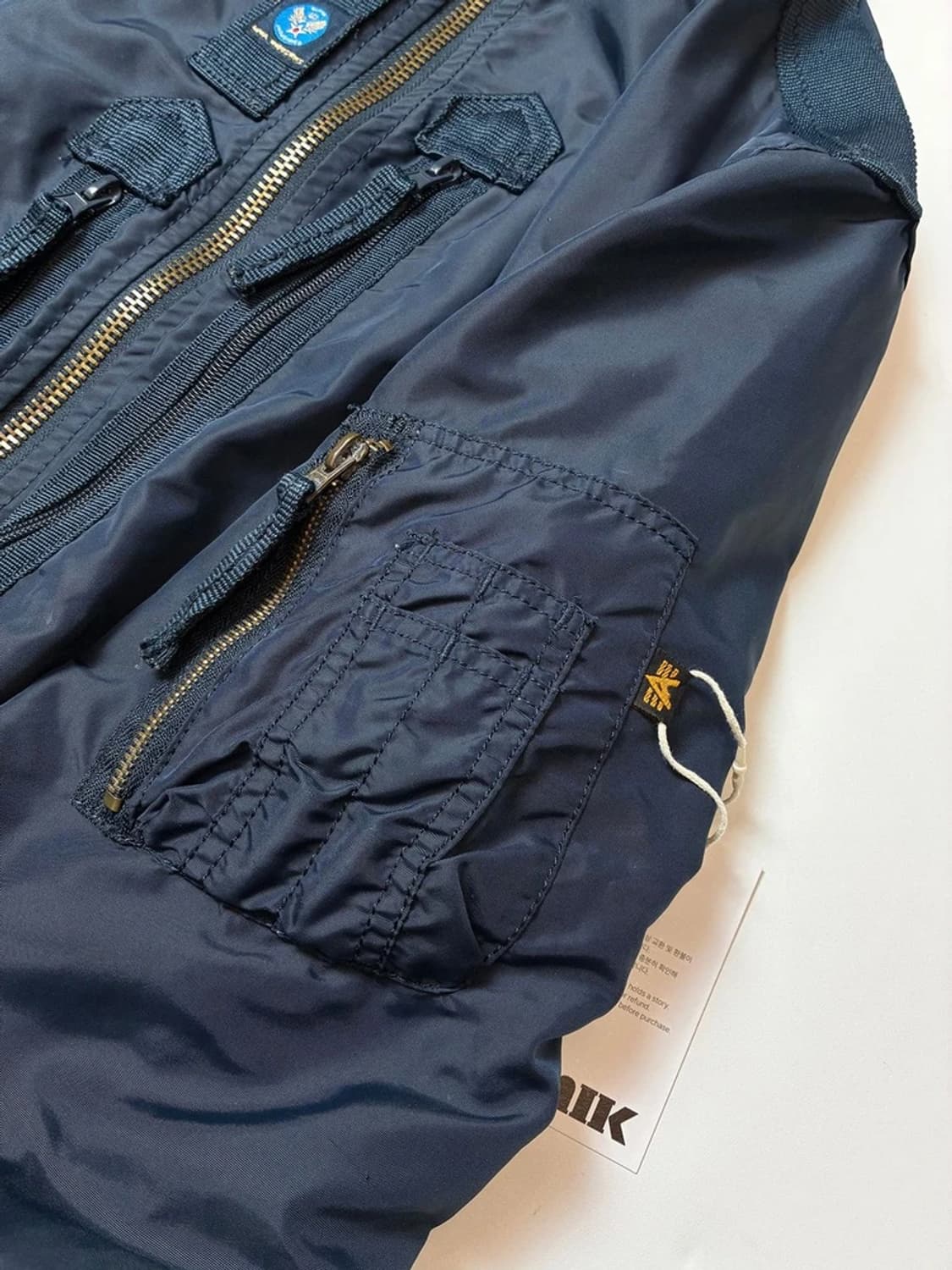 알파인더스트리 MA-1 택티컬 플라이트 자켓 PN9411 상품이미지6