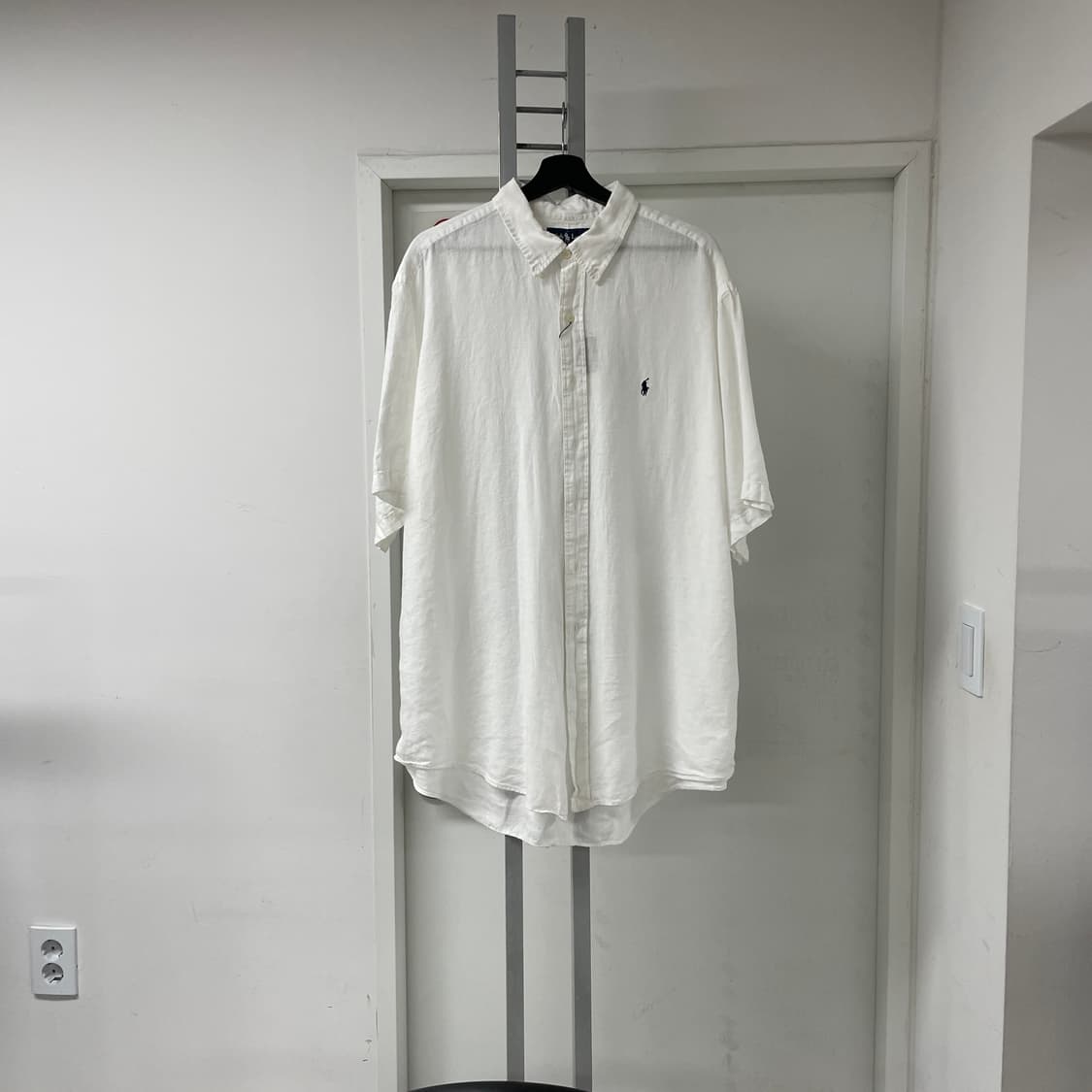 폴로 랄프로렌 반팔 린넨 셔츠 XXL 상품이미지1