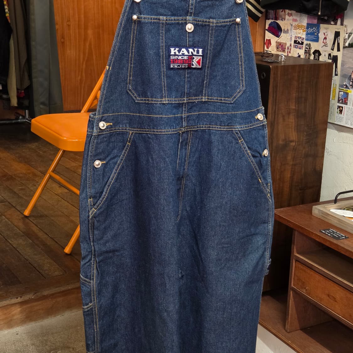 칼카니 올드스쿨 카펜터 데님 오버롤 상품이미지4