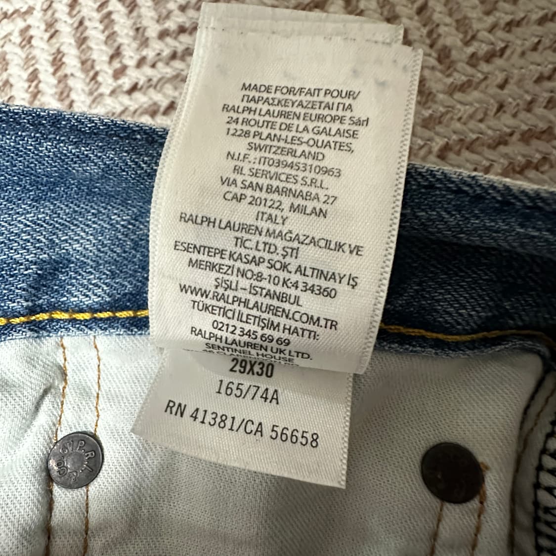 POLO RALPH LAUREN vintage denim pants 상품이미지6