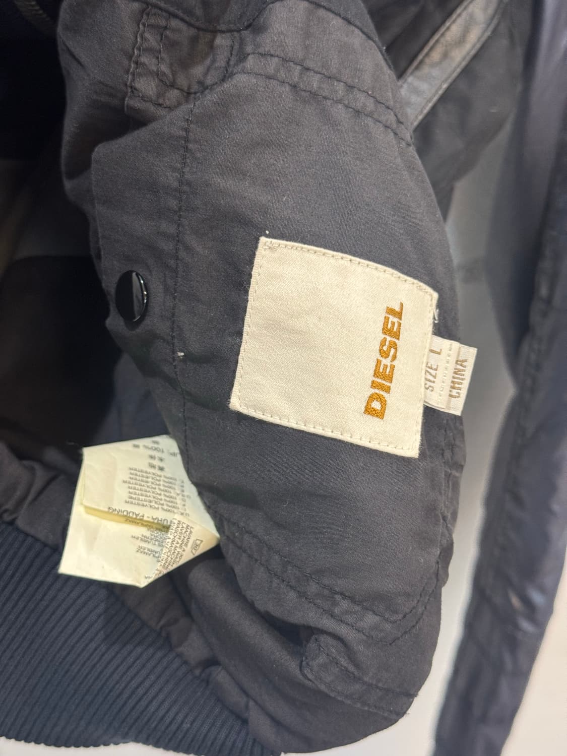 Diesel brand‘s black arm leather biker j 상품이미지6