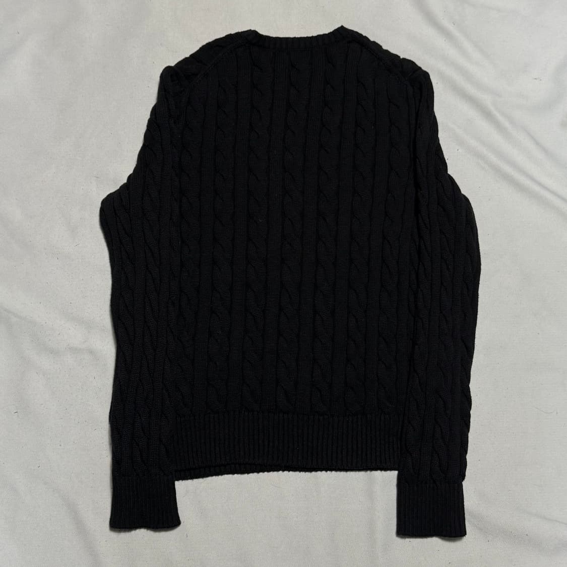 L 폴로랄프로렌 블랙 케이블 니트 상품이미지3