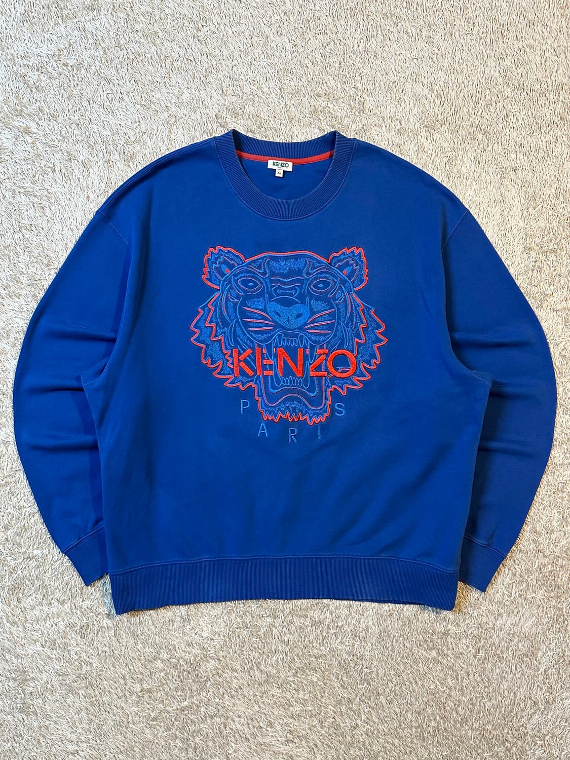 겐조 KENZO 타이거 맨투맨 로얄블루 상품이미지1