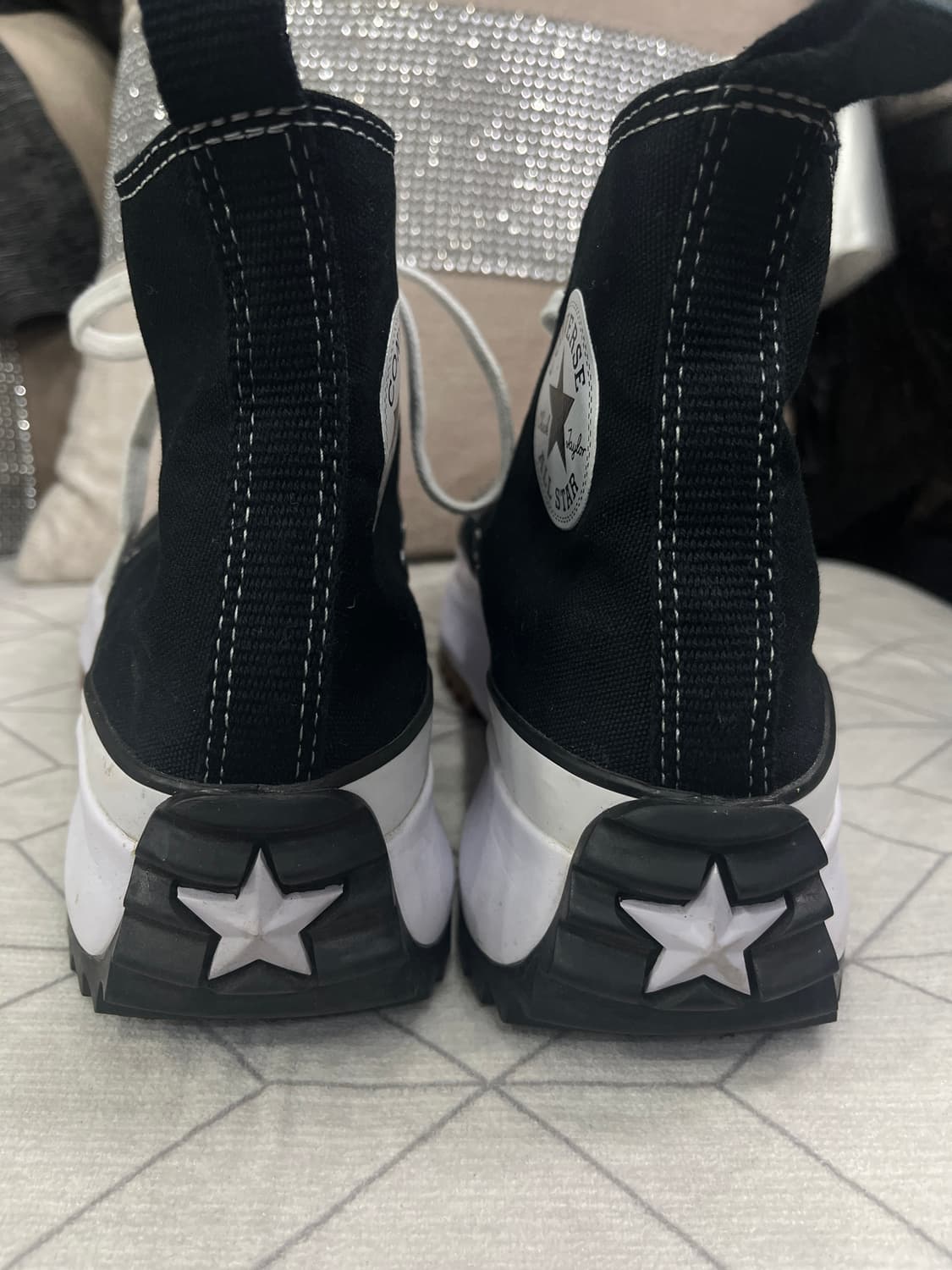 컨버스 런스타 하이크 블랙 운동화 상품이미지4