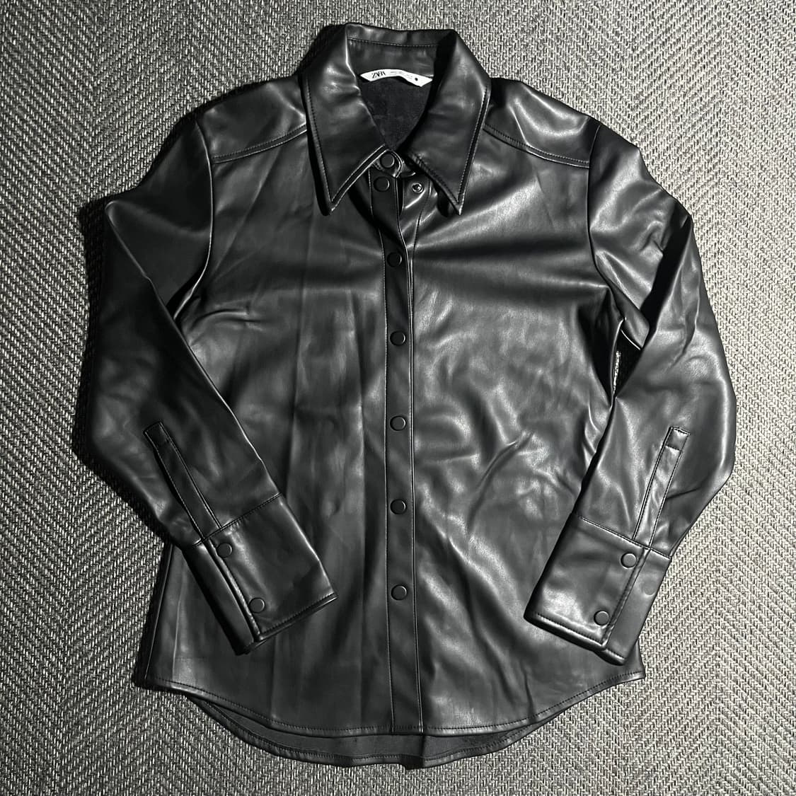 [L] ZARA 자라 레더 셔츠 상품이미지2