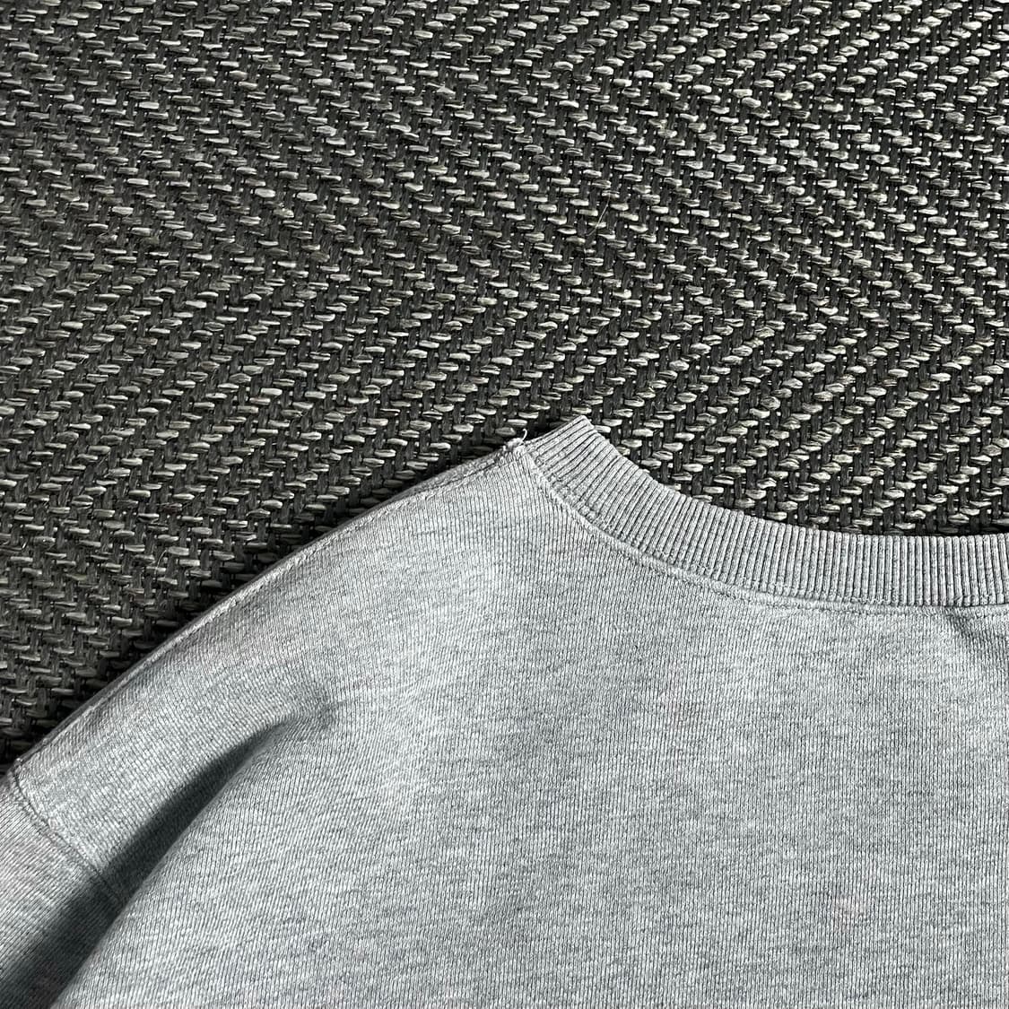 커버낫 어센틱 빅로고 박시핏 맨투맨 그레이y 4771 상품이미지6