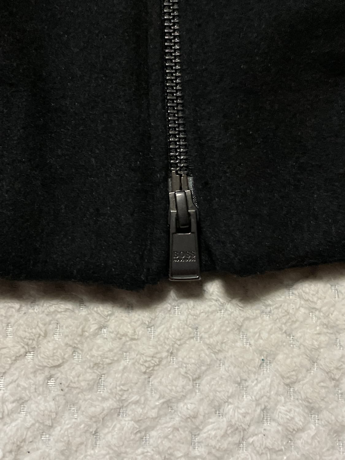 [54] BOSS 휴고보스 2WAY 울 블렌드 블루종 자켓(클리닝O) 상품이미지6