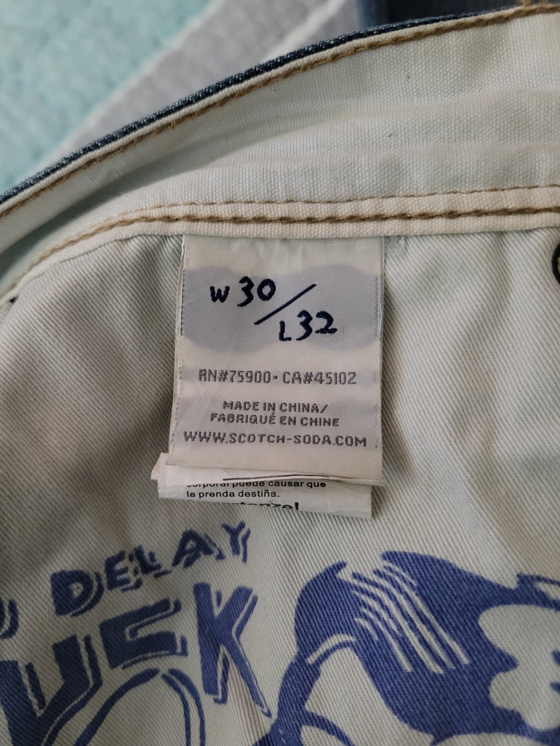 스카치앤소다 Scotch&Soda 에센틱 헤리티지 빈티지셀렉션 스트레이트 상품이미지6