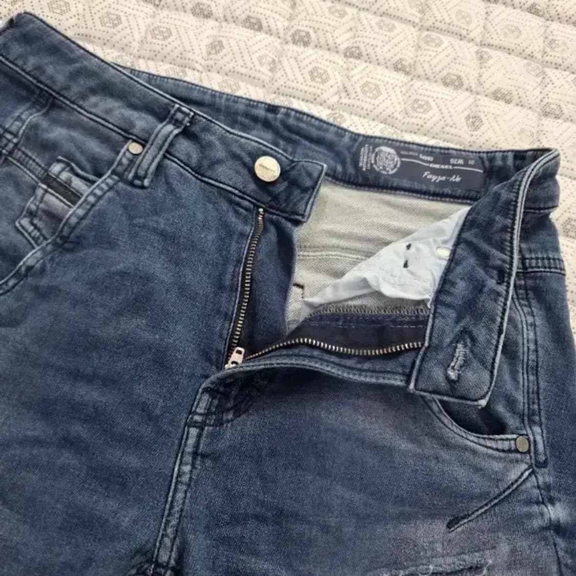 Diesel 디젤 데미지 워싱 여성 데님 W25 상품이미지7