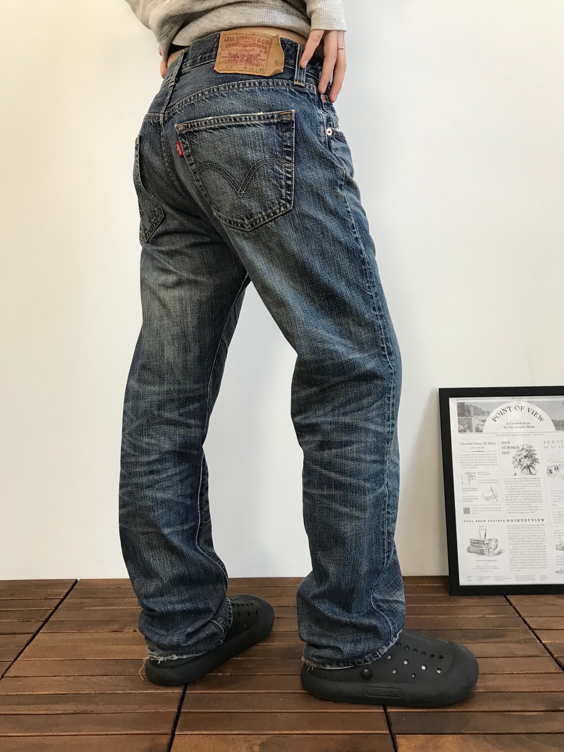 00's Levis 501 Vintage Fade Denim Pants 상품이미지2