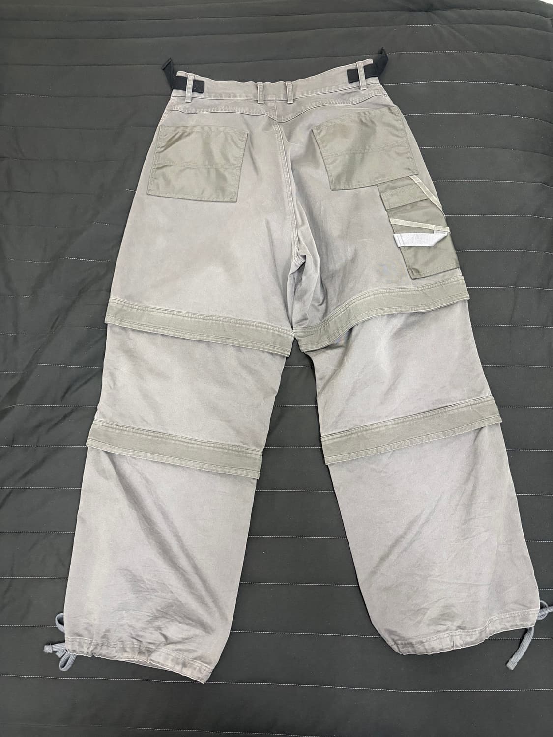 파프롬왓 챠콜 레이어드 카고 팬츠 2사이즈 상품이미지3