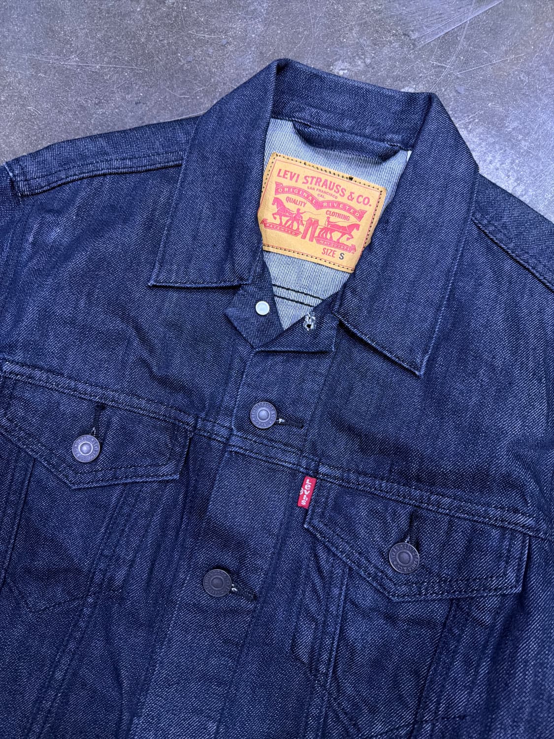 리바이스 데님 트러커 자켓 청자켓 S 상품이미지3