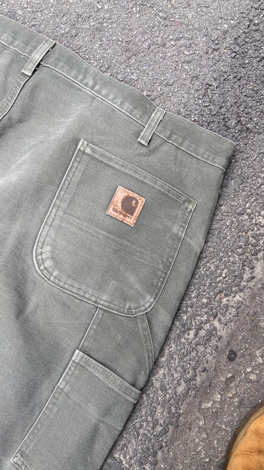 44) 칼하트 B11 모스그린 싱글니 팬츠 상품이미지3