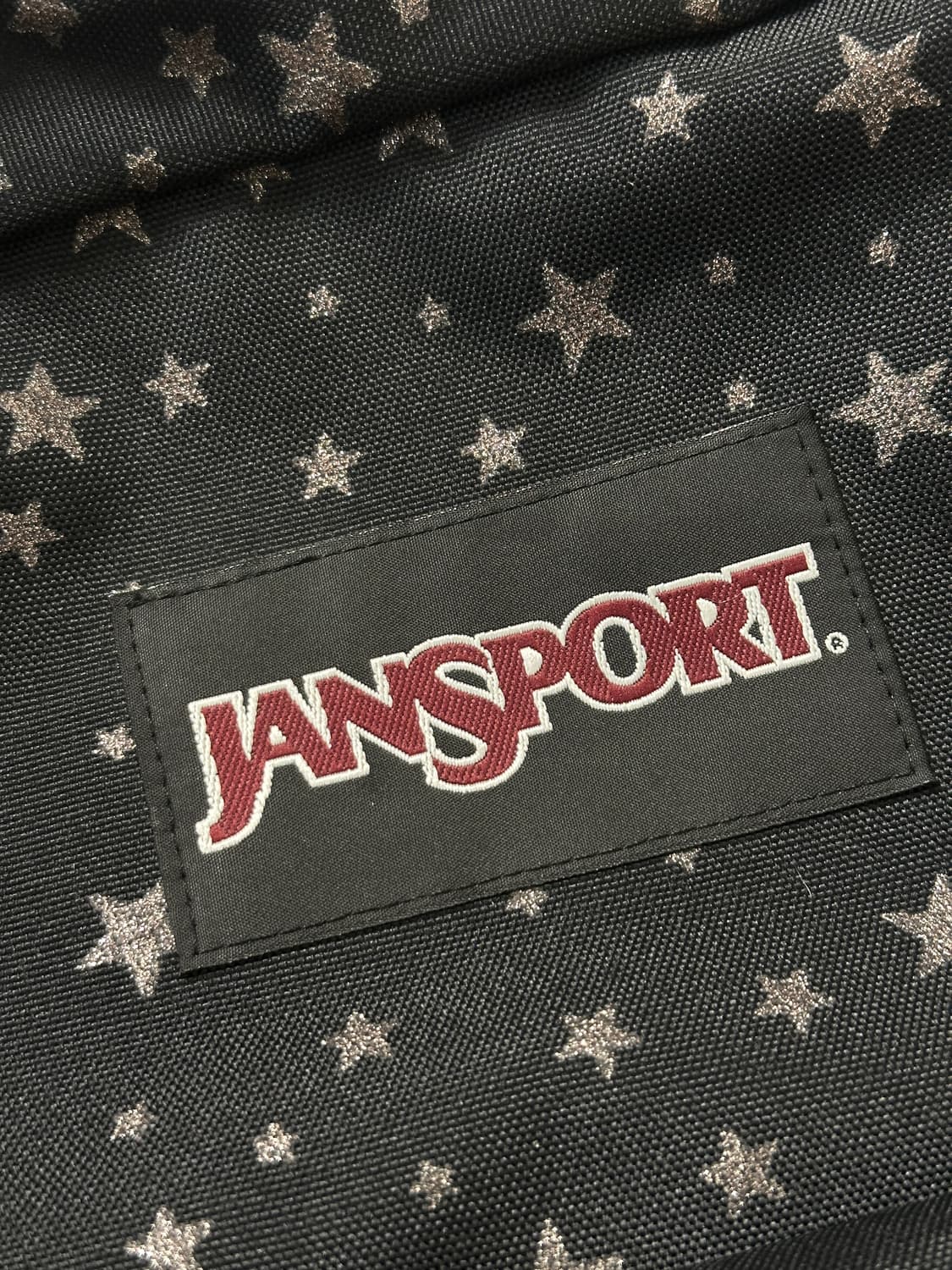 잔스포츠 글리터 별 백팩 블랙 상품이미지5