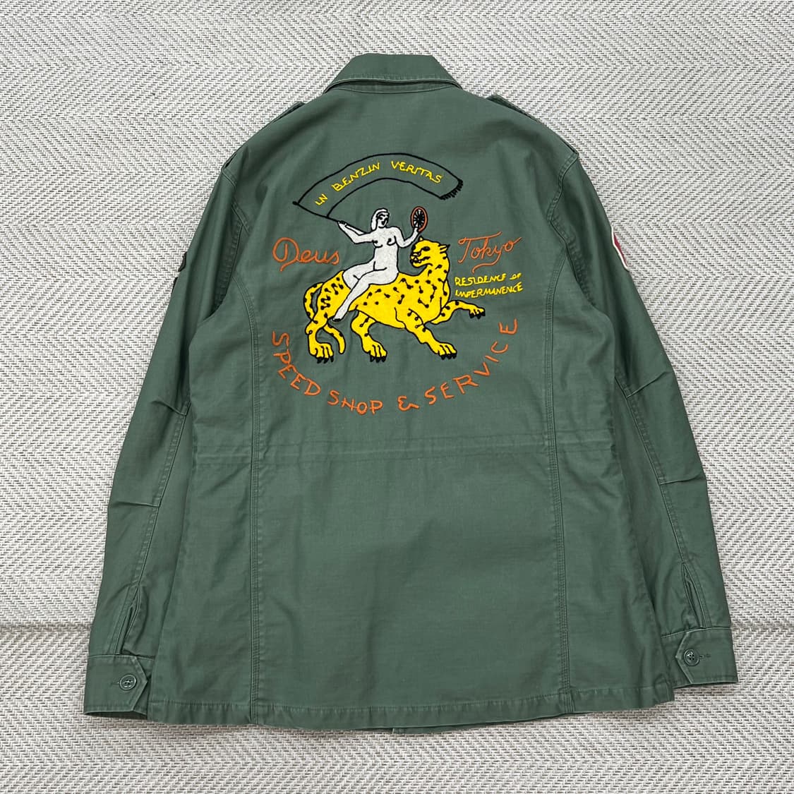 데우스 자수패치 야상자켓 r2314 상품이미지2