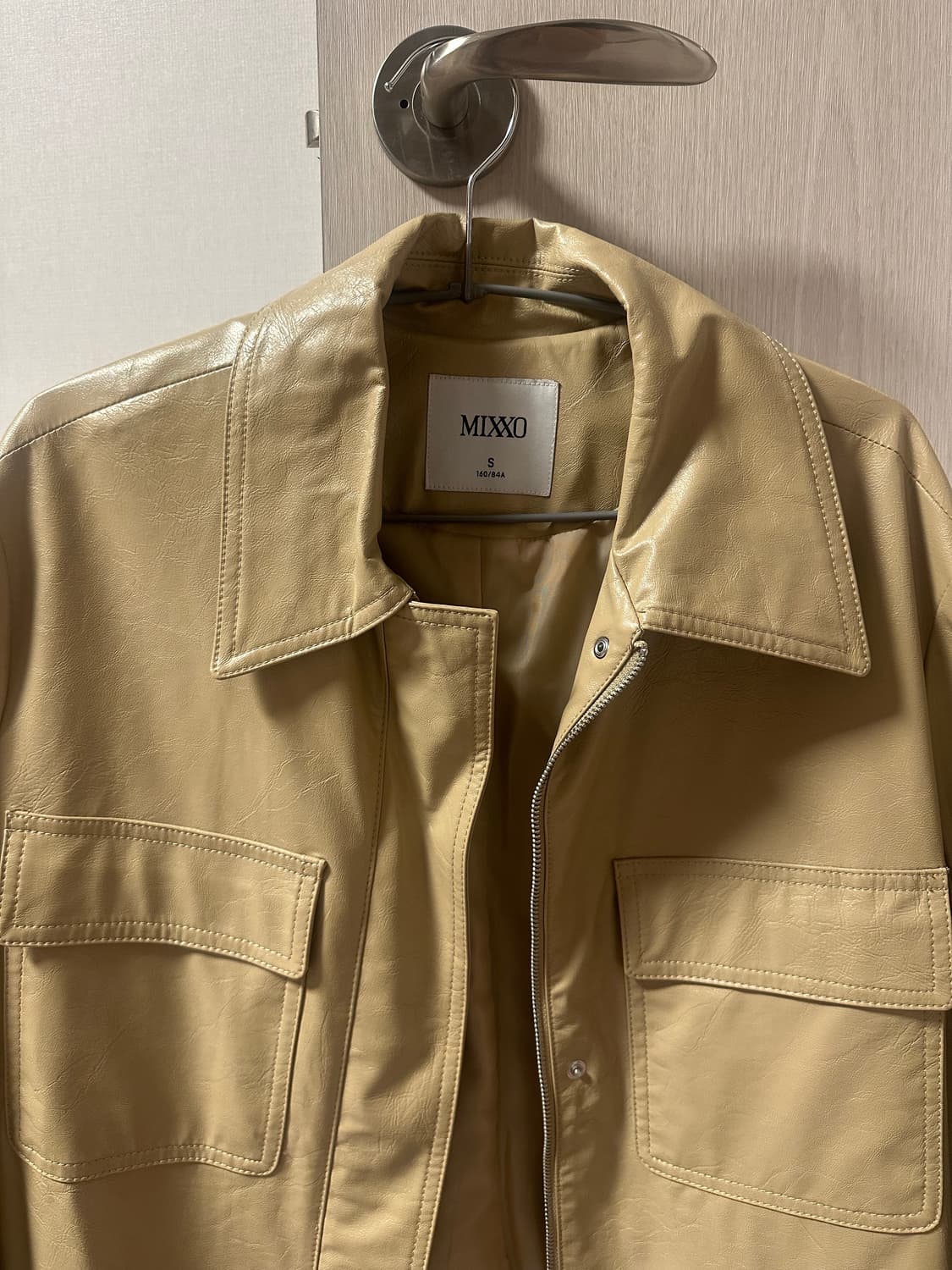 미쏘 레더 자켓 상품이미지2