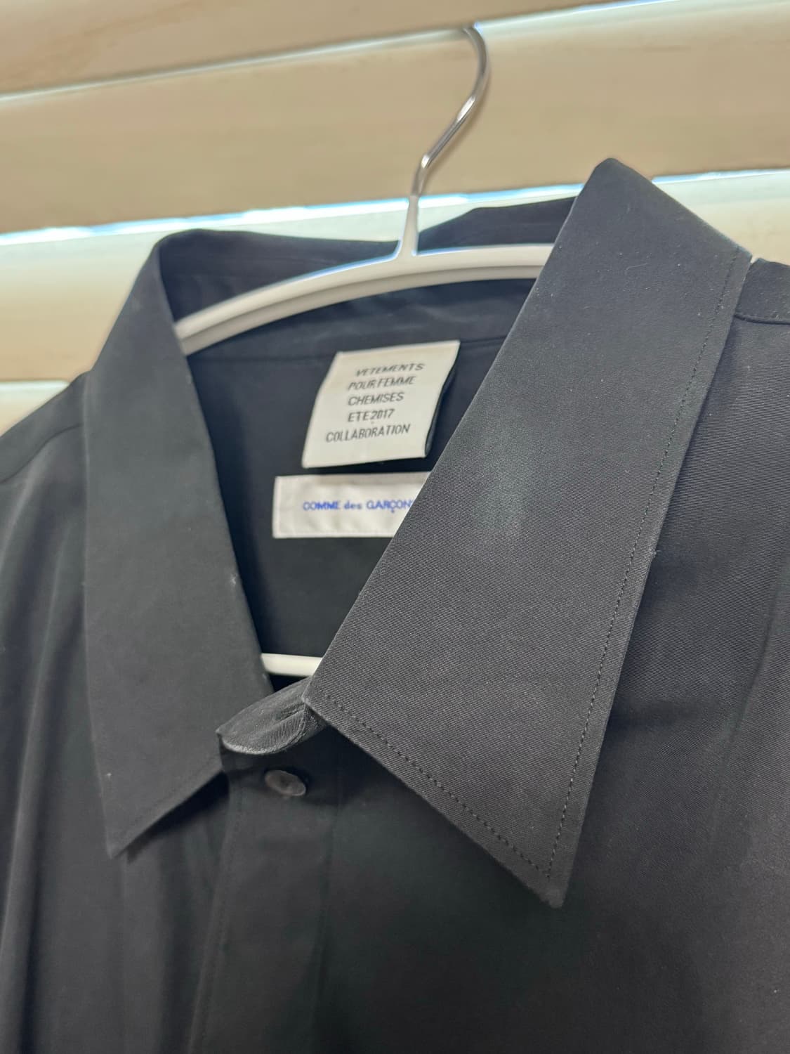 베트멍 꼼데가르송 17ss 벤딩 셔츠 상품이미지7