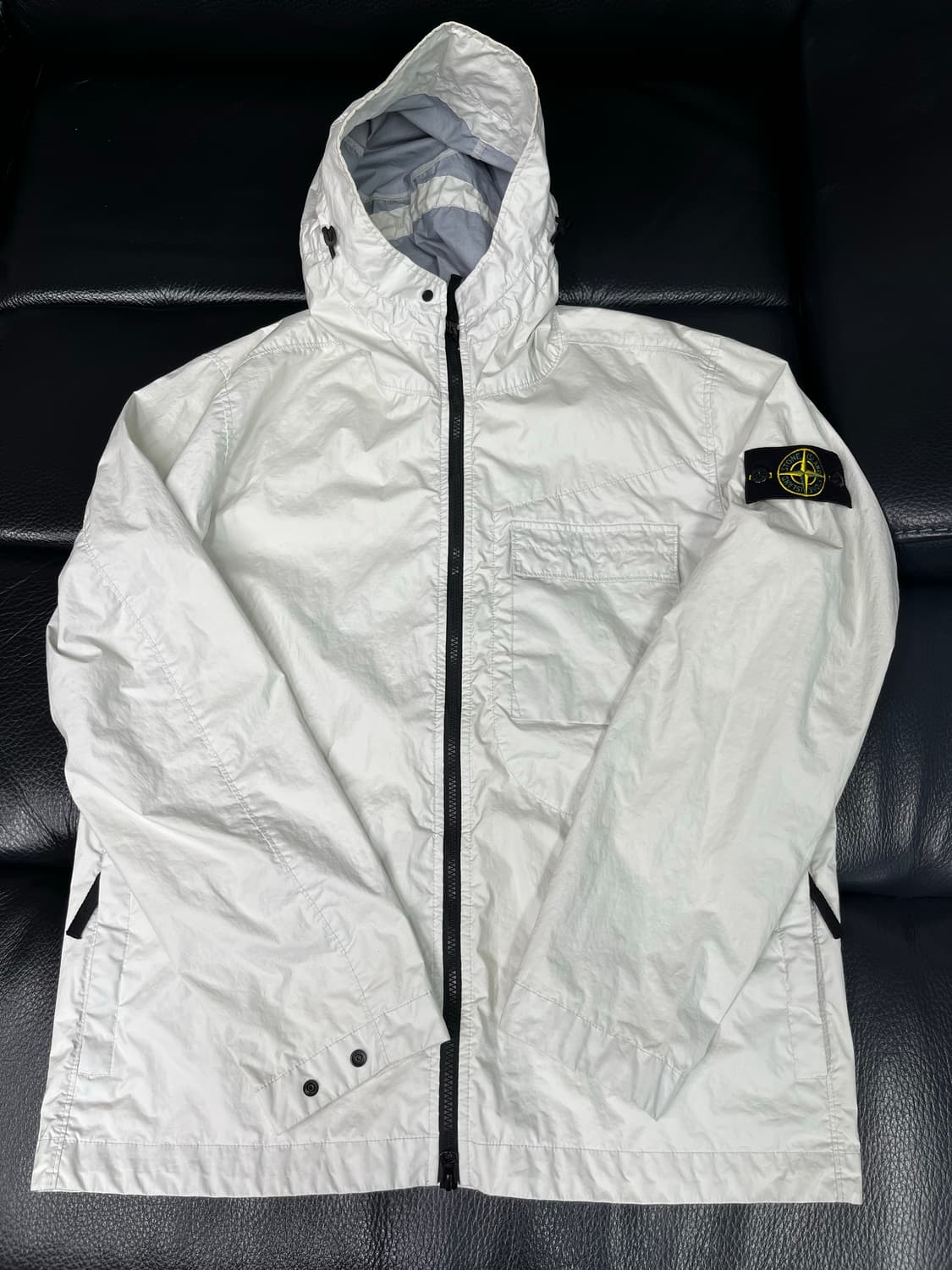 [L] 정품 스톤아일랜드 22ss 멤브라나 3L TC 자켓 아이스 상품이미지2