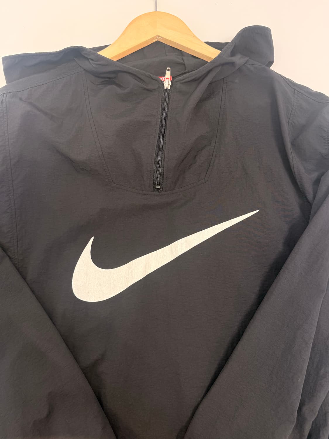 나이키(nike) 스우시 반집업 아노락 블랙 상품이미지2