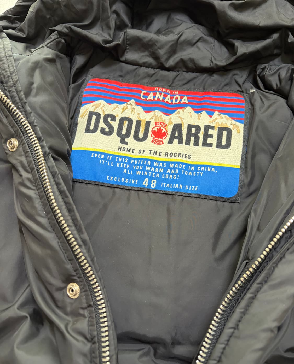 [48] 디스퀘어드2 콜마이너 스틸로고 덕다운 롱파카 패딩 상품이미지3