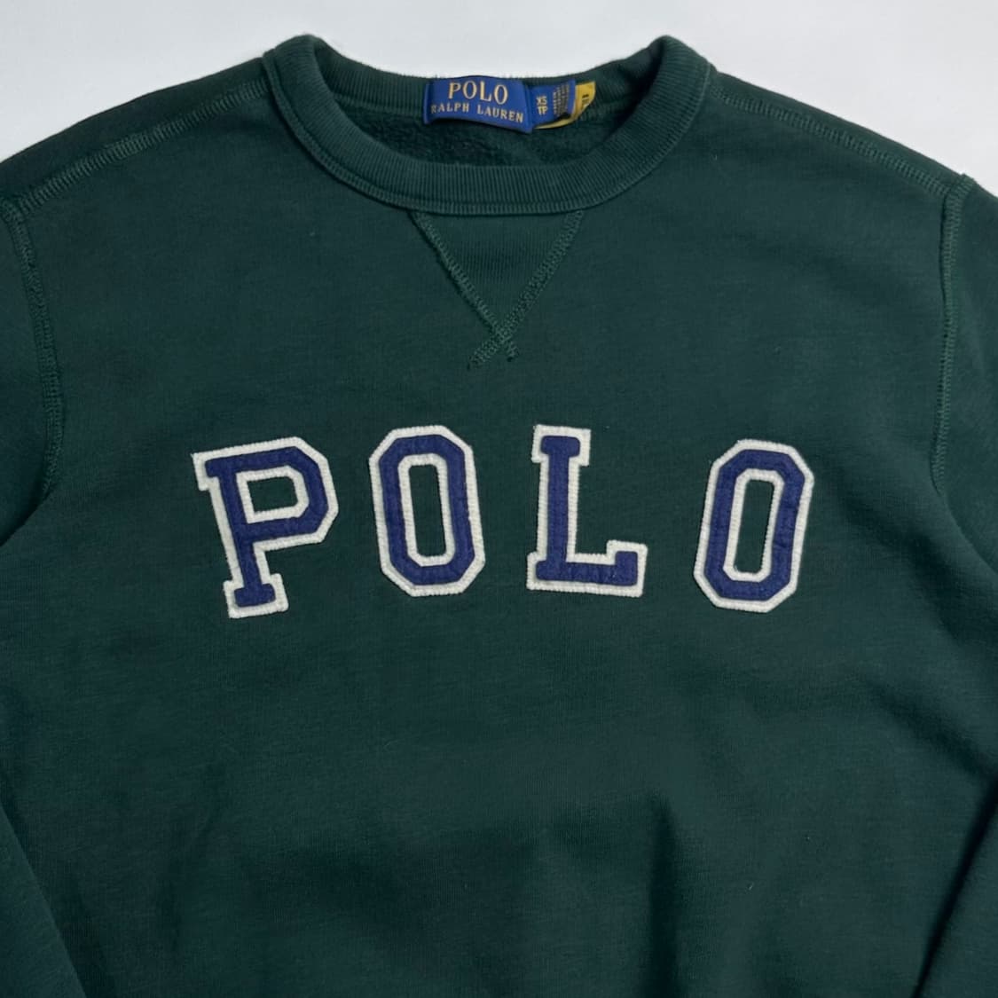 폴로 랄프로렌 그린 로고 맨투맨   상품이미지2
