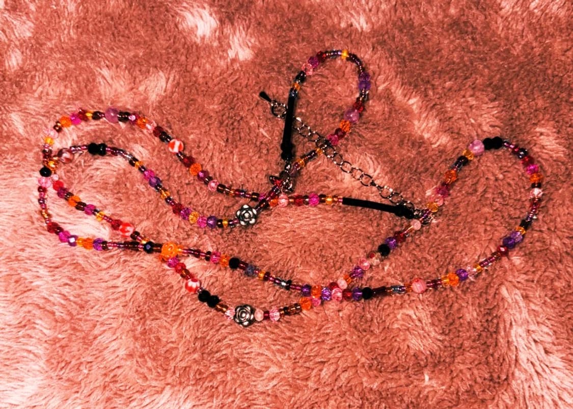 sugar ꙳✿ ᩚ 핸드메이드 비즈 팔찌 목걸이 상품이미지2