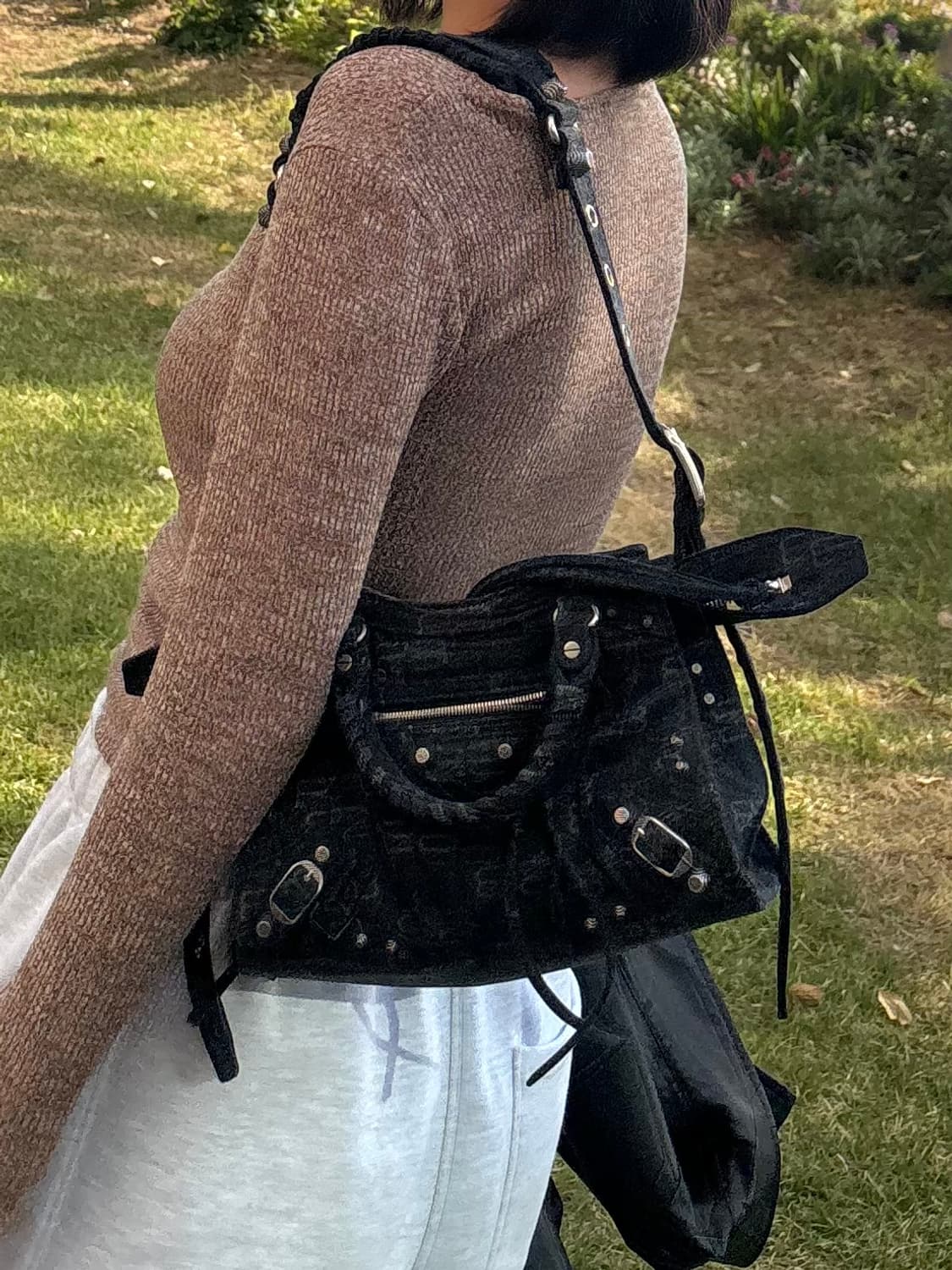 발렌시아가 네오 카골 XS 블랙 숄더백 상품이미지1