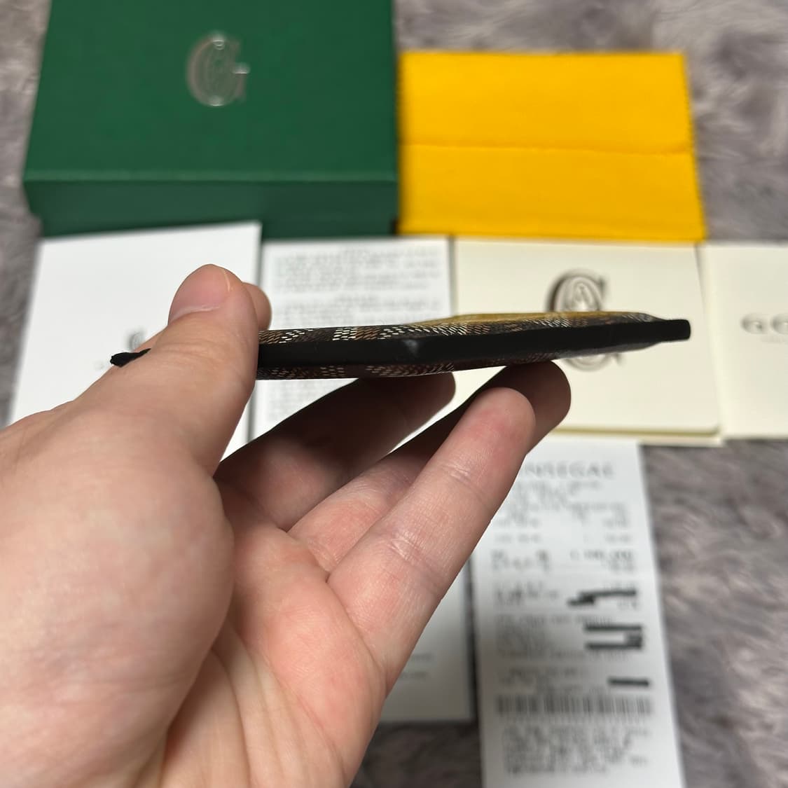 [풀구성] 고야드 생쉴피스 카드지갑 블랙 상품이미지5