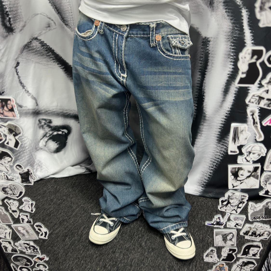 트루진 트루릴리전 조이 데님팬츠 상품이미지2