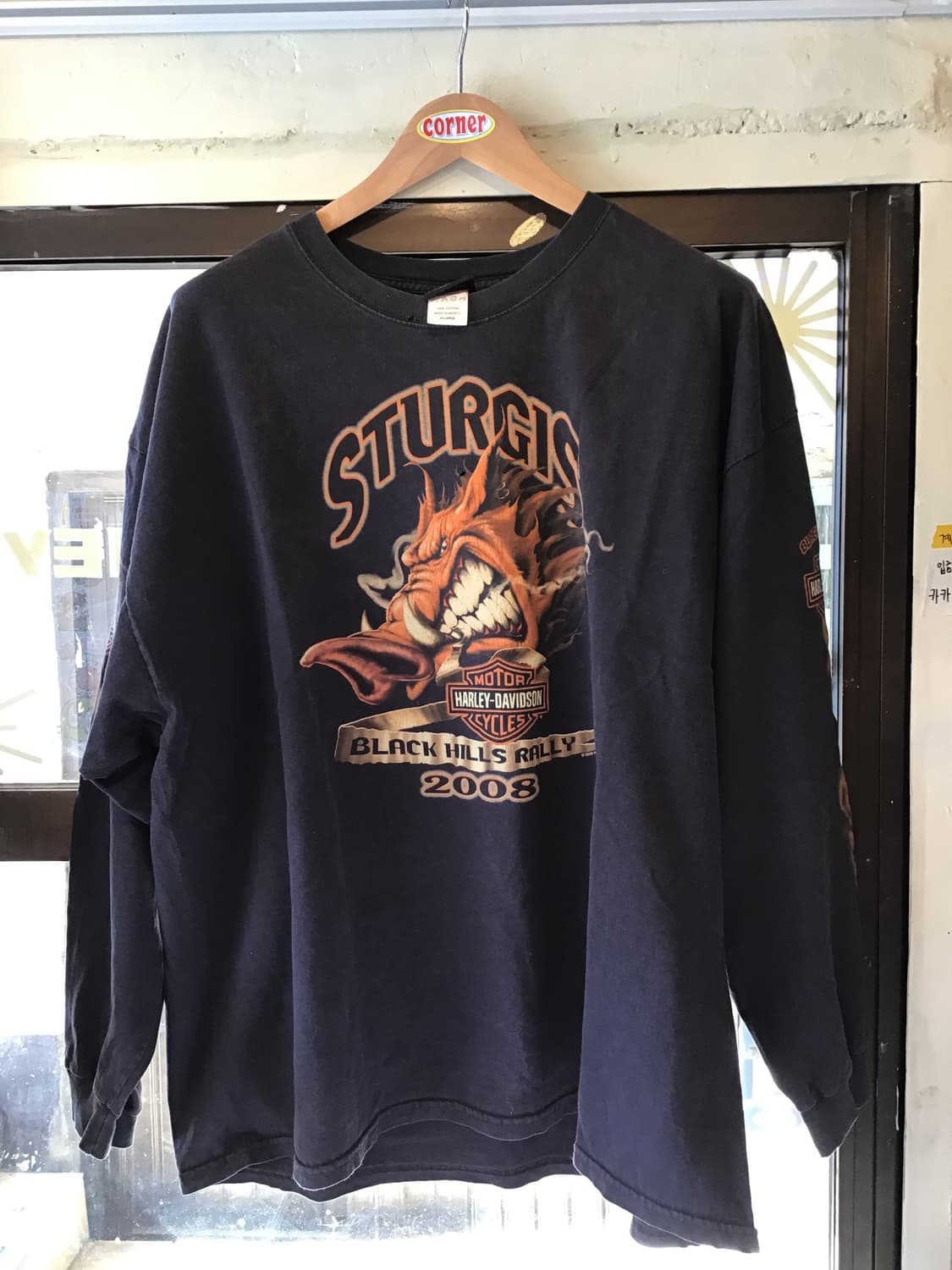 할리데이비슨 2008 플레임 긴팔 상품이미지1