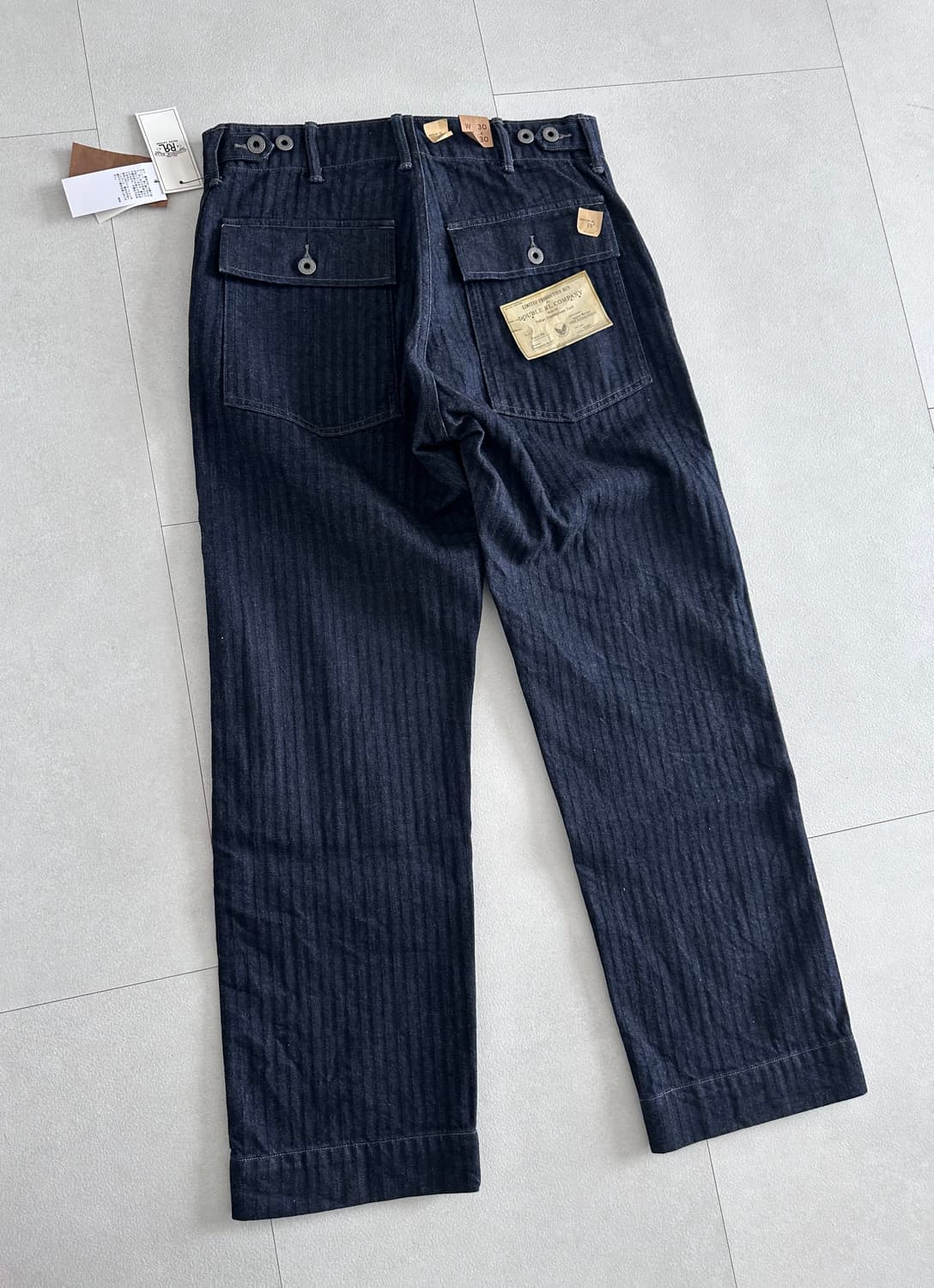 RRL 리미티드 에디션 인디고 헤링본 팬츠 상품이미지4