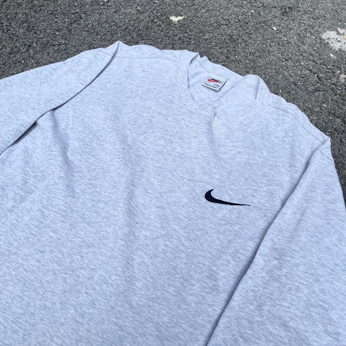 90s 나이키 made in korea  올드스쿨 긴팔티 롱슬리브 L 상품이미지3