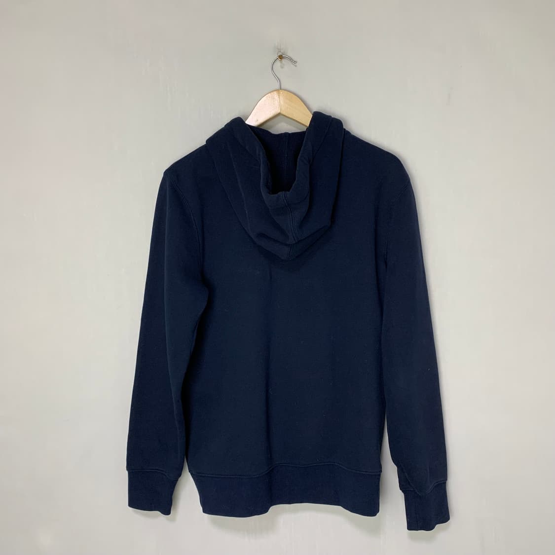 타미힐피거 빈티지 베이직 기모 후드집업 네이비 M 상품이미지3