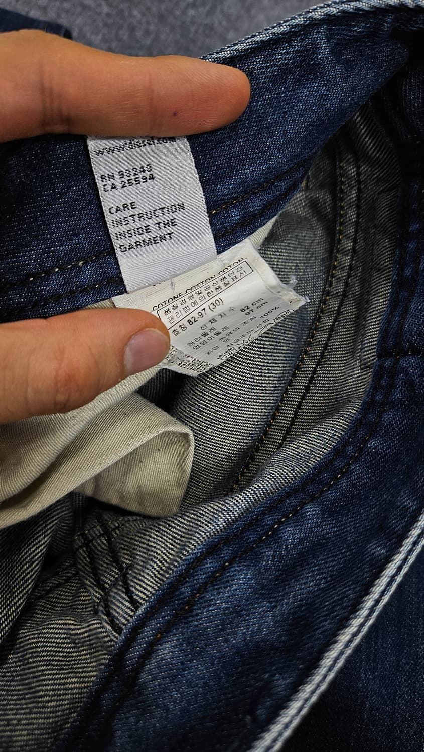 디젤 30 버튼플라이 데님 팬츠(급처) 상품이미지6