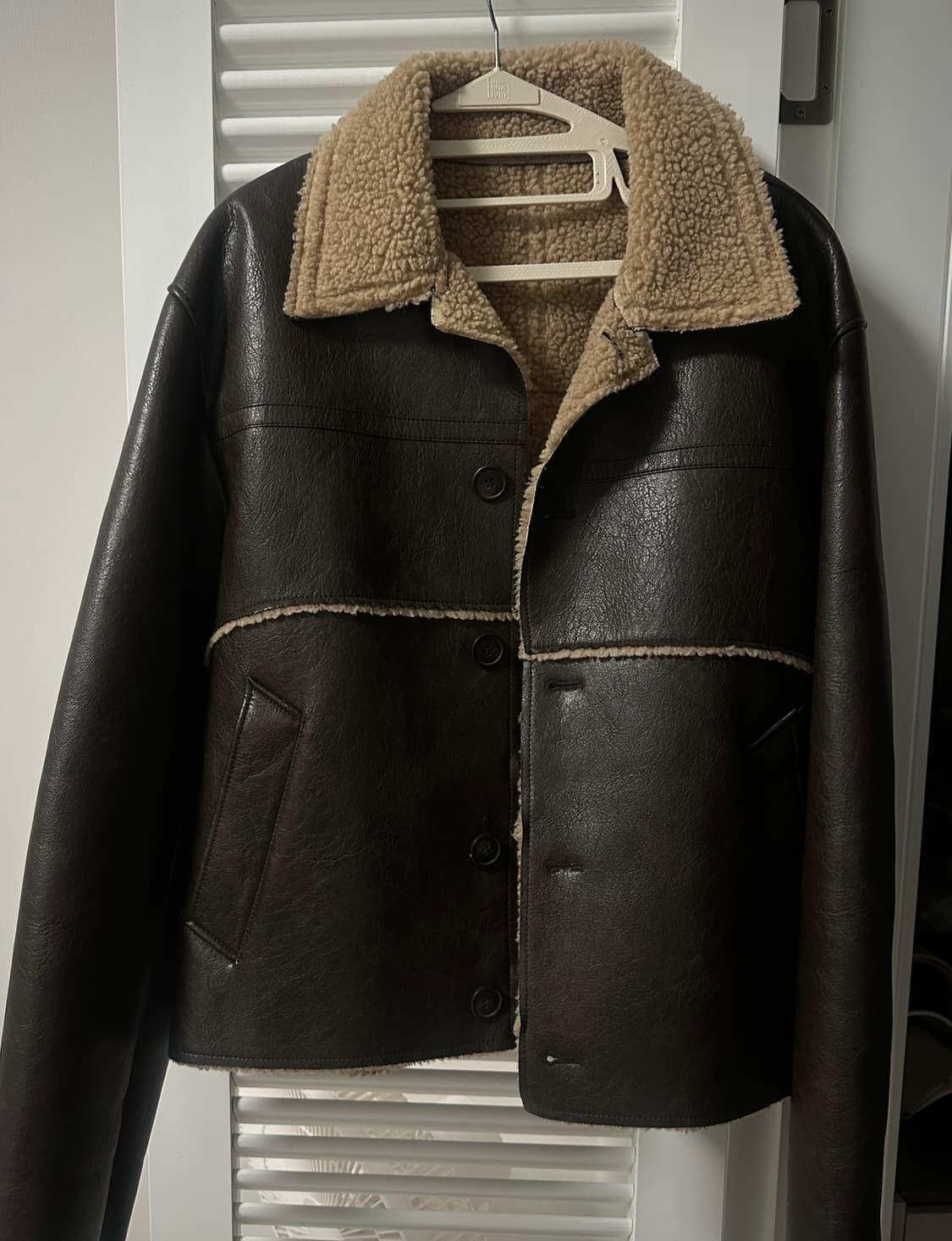 아르반 크롭 무스탕 상품이미지5