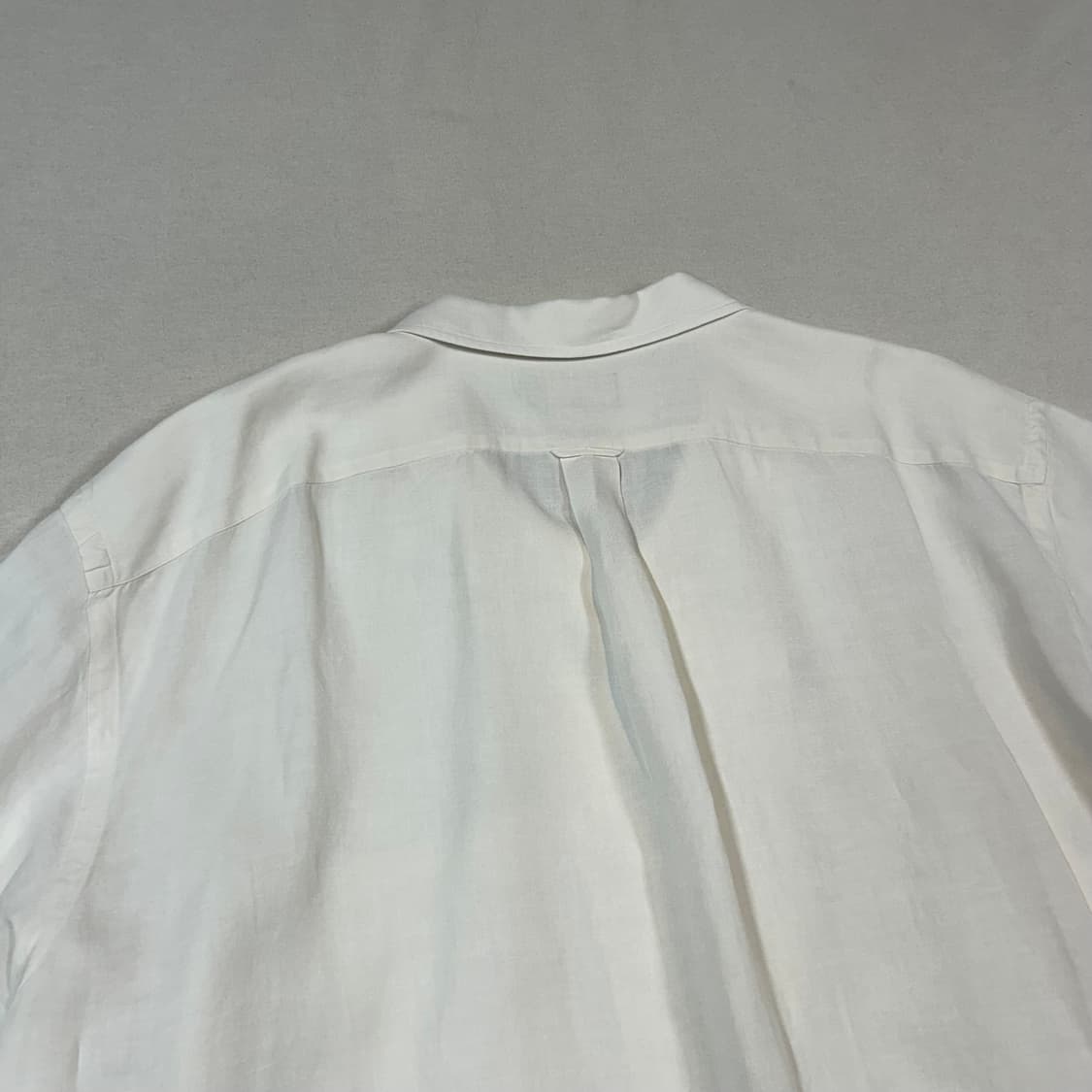 XXXL) 폴로 랄프로렌 빅사이즈 클래식 화이트 린넨 셔츠 상품이미지6