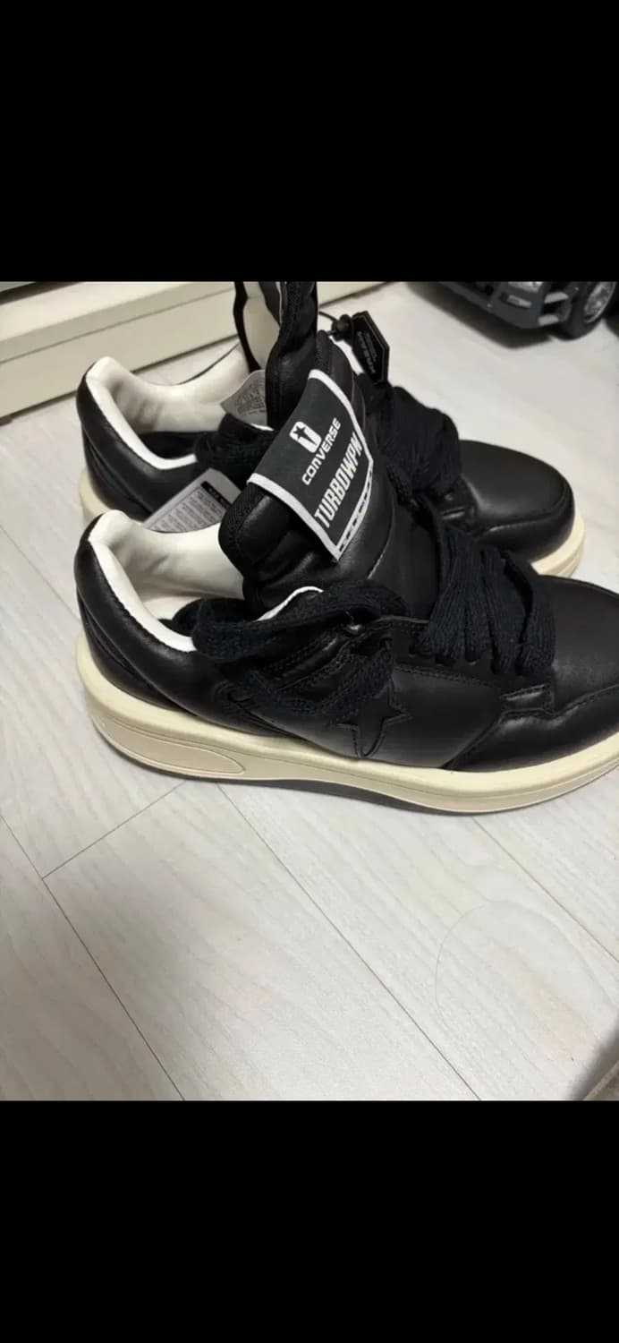 컨버스 x 다크쉐도우 터보웨폰 로우 블랙 280 상품이미지2