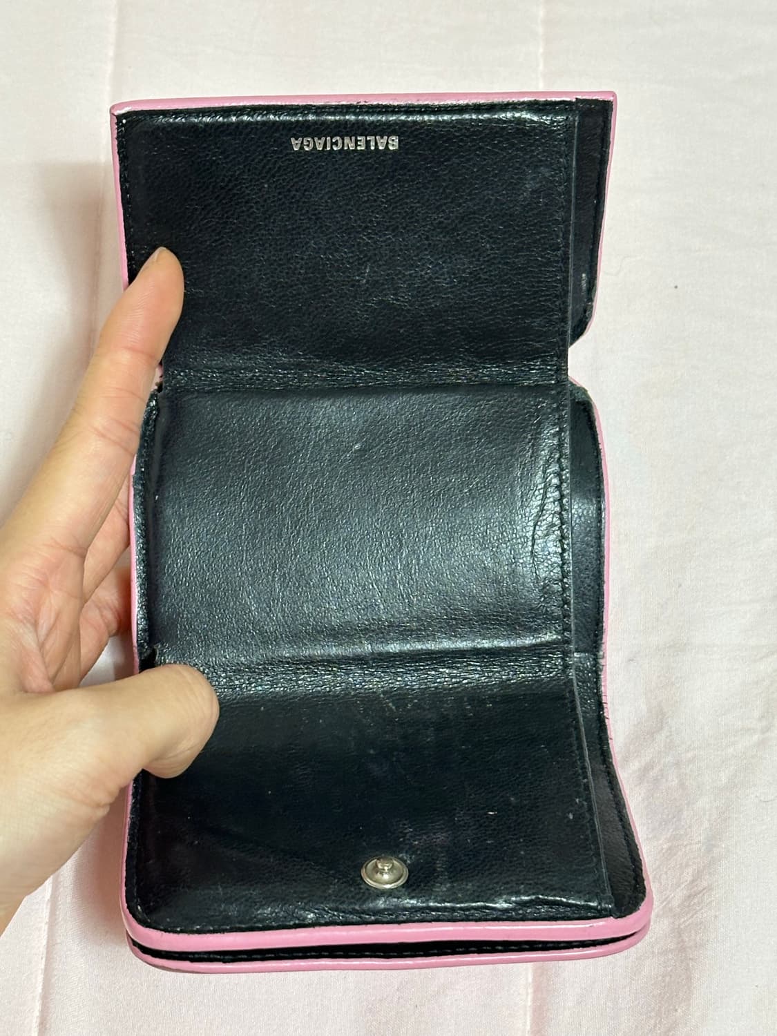 발렌시아가 핑크 미니지갑 상품이미지4