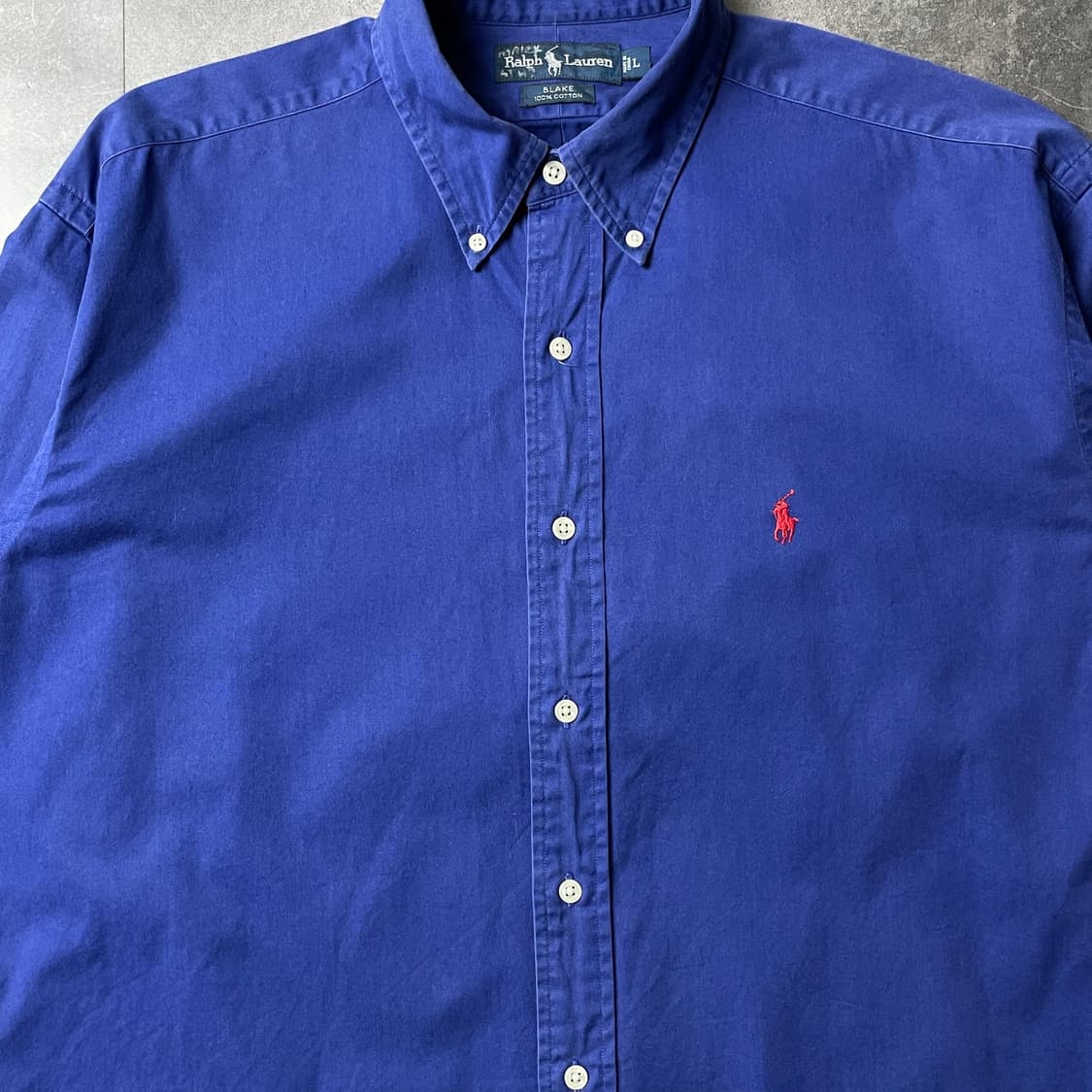 RALPH LAUREN 랄프로렌 블루 다운버튼 셔츠 A01098 상품이미지3