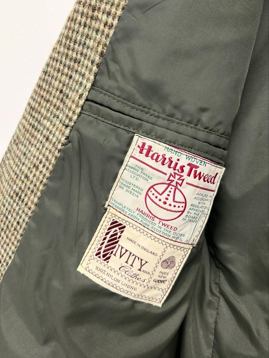 헤리스트위드 울 블레이저 자켓 상품이미지6