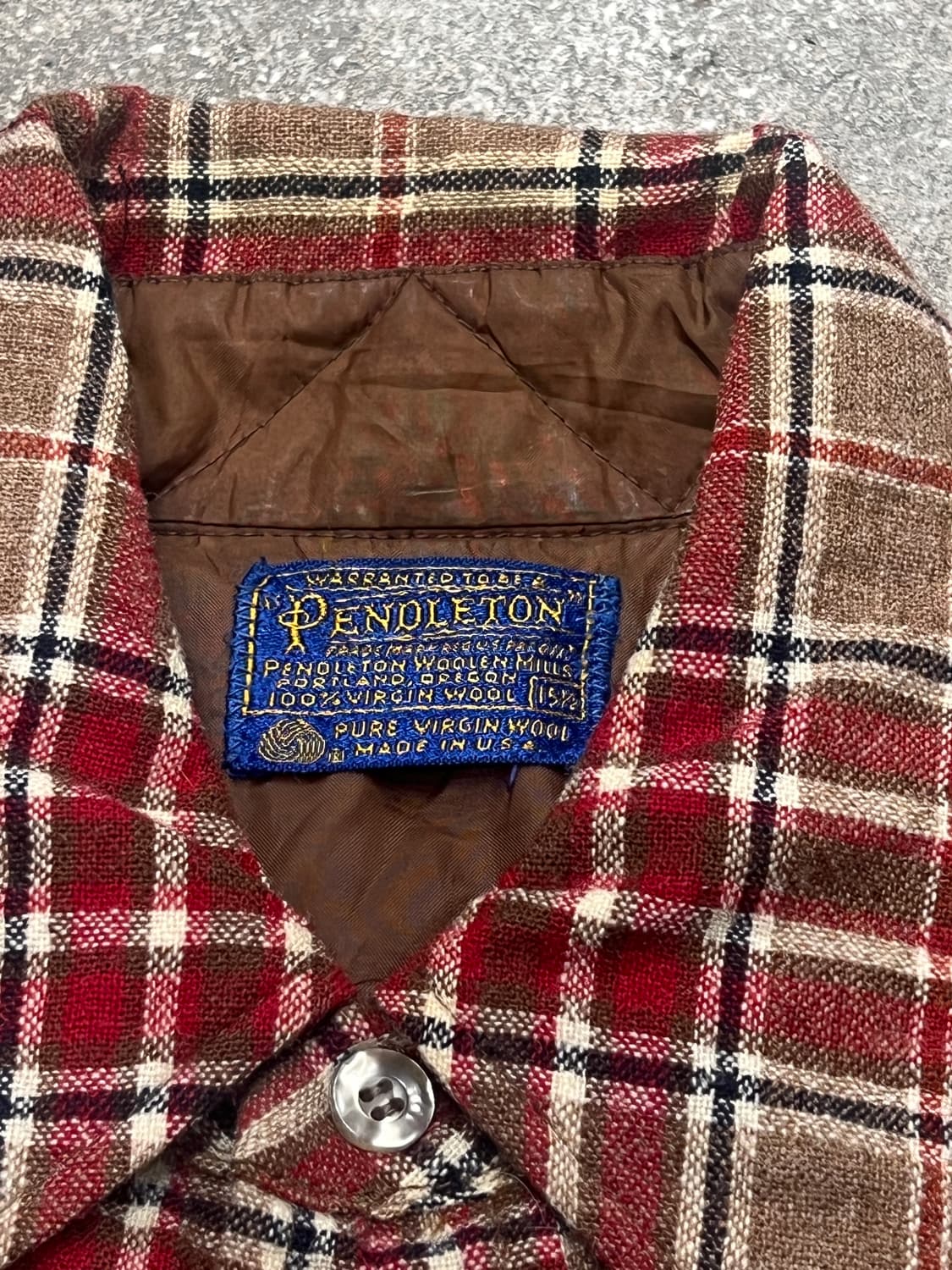 70‘s펜들턴 울 셔츠 상품이미지3