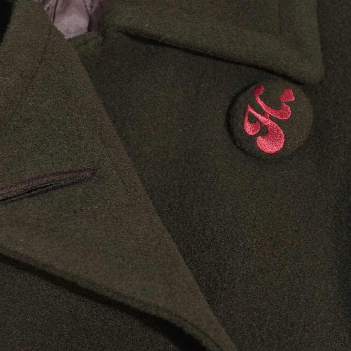 히스테릭글래머 더블 브레스트 울 코트 상품이미지6