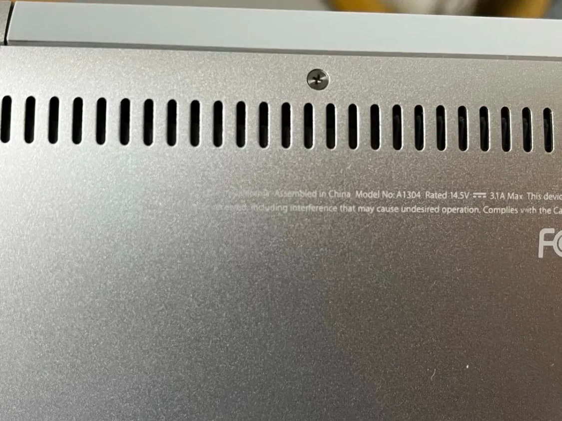 맥북에어 a1304 부품용  상품이미지2