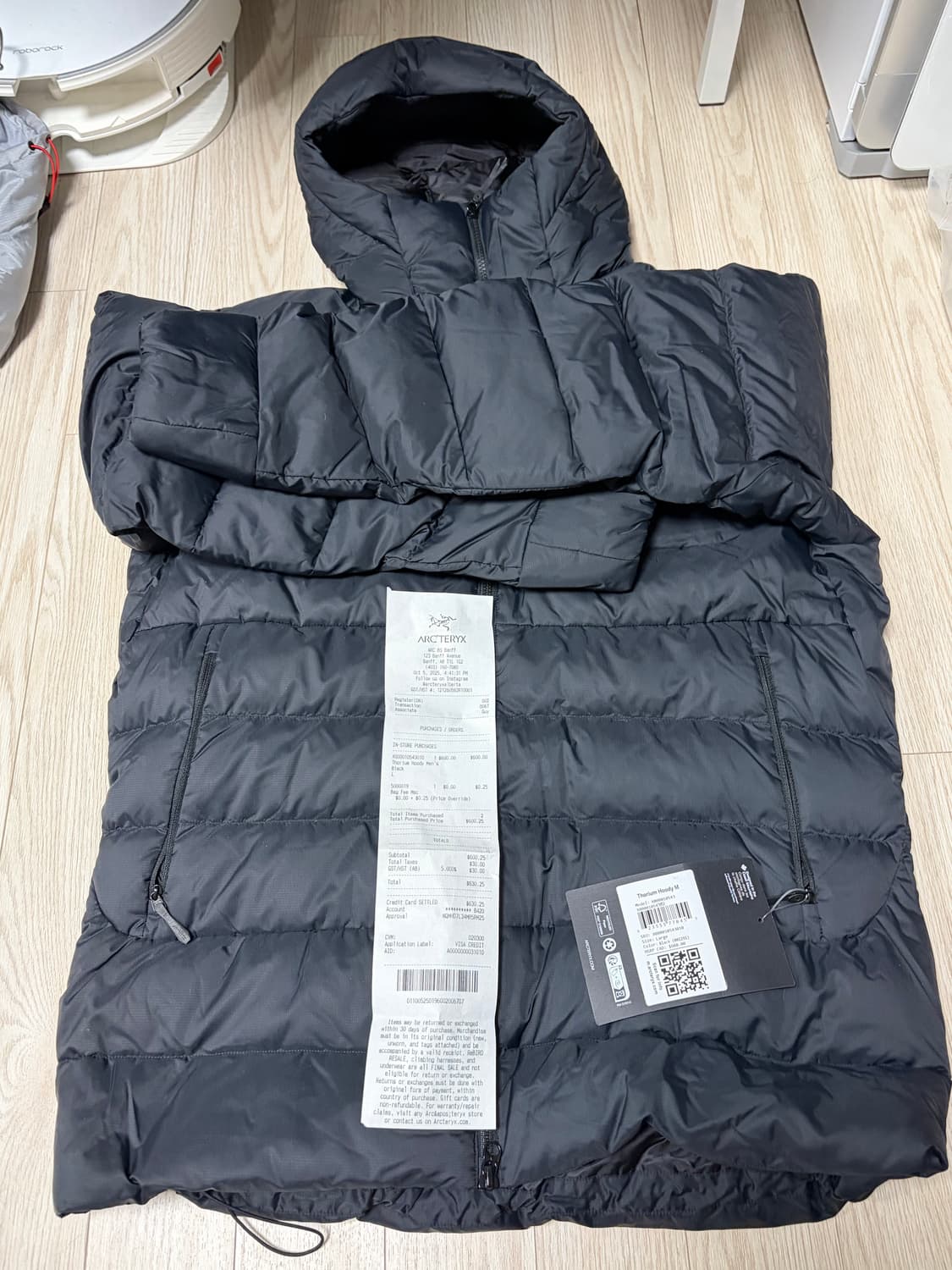 아크테릭스 토륨 후디 라지 새상품 상품이미지6