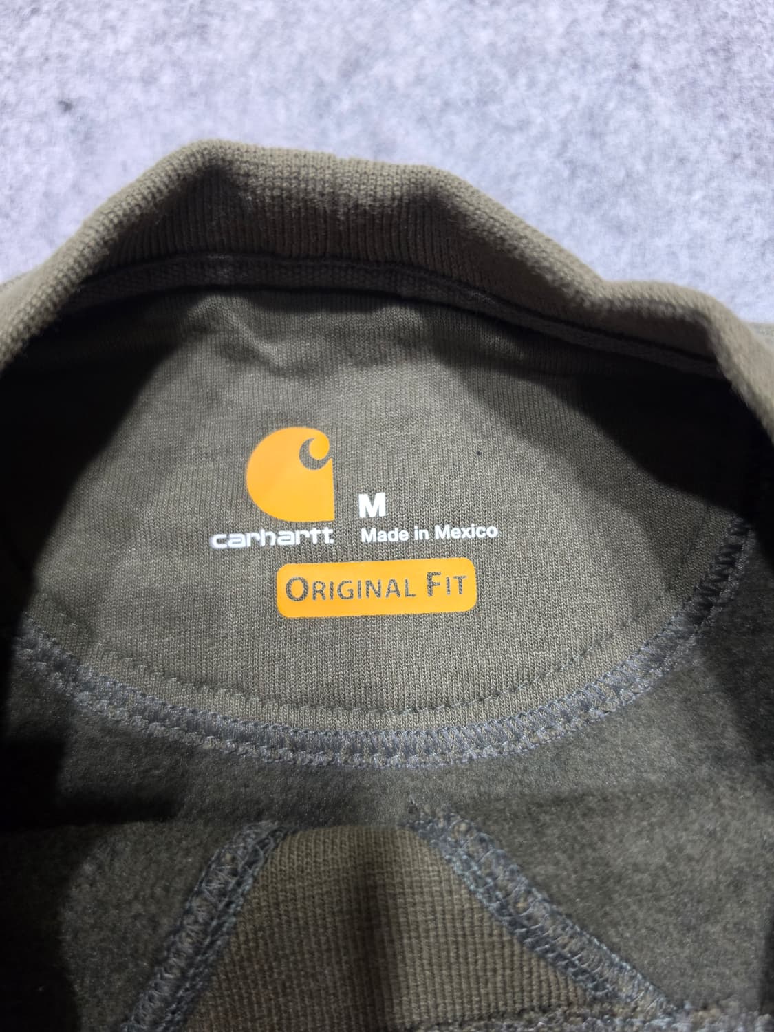 칼하트 크루넥 포켓 스웻셔츠 맨투맨 모스 오리지날핏 M 상품이미지5