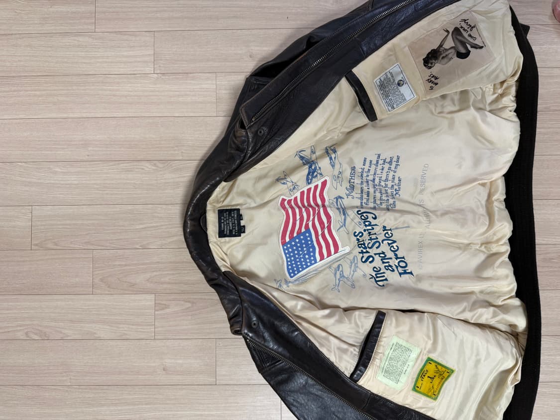 아비렉스 a2 a-2 가죽  상품이미지2