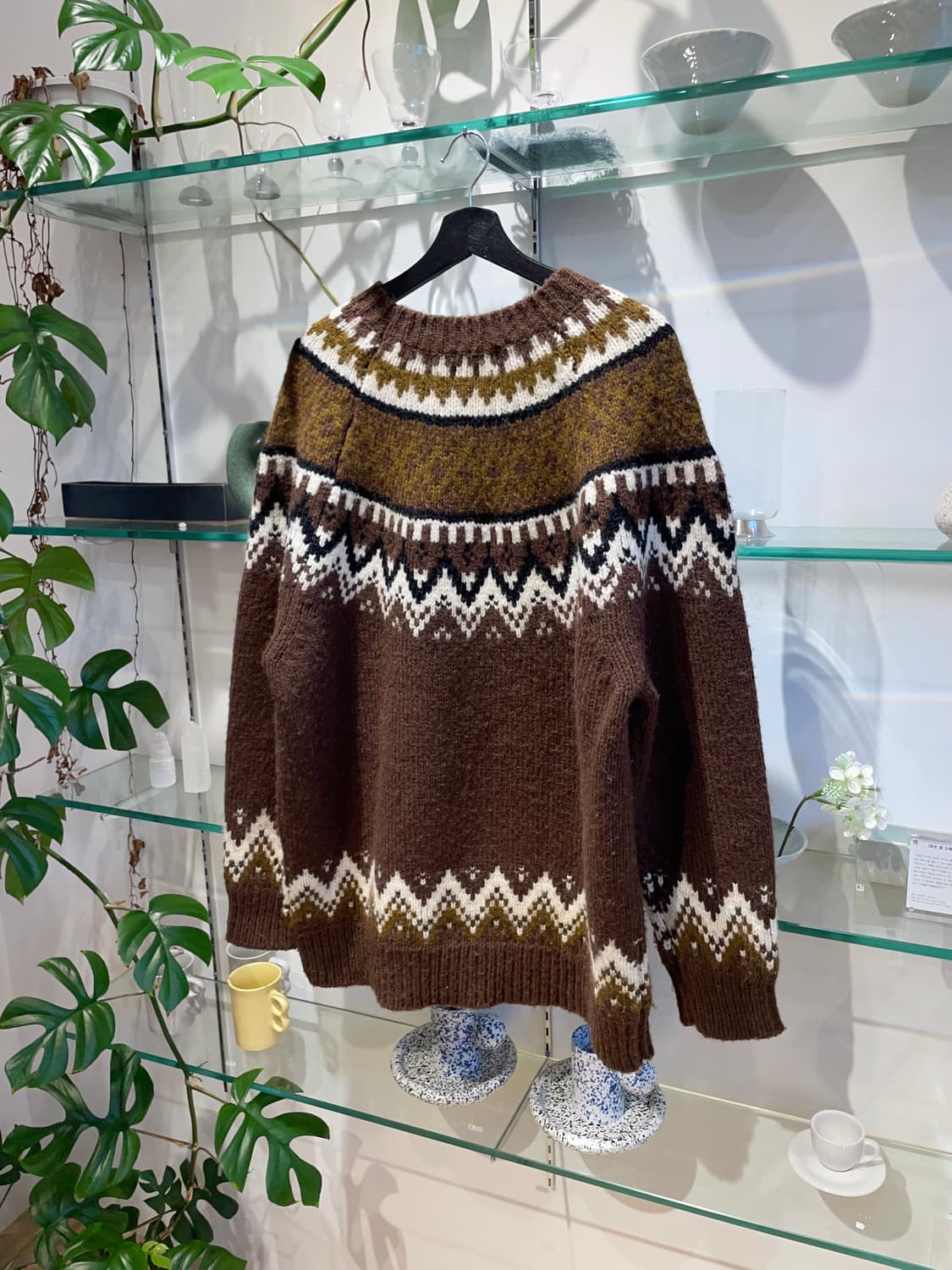 준야와타나베 fair isle sweater 상품이미지6
