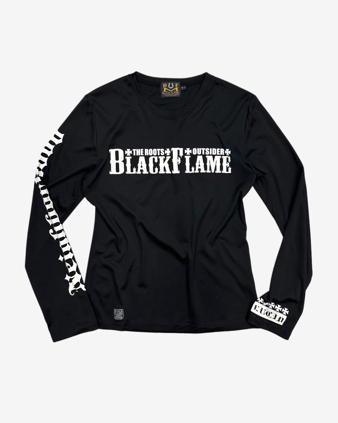 BLACK FLAME chopper logo poly t-shirt 상품이미지2