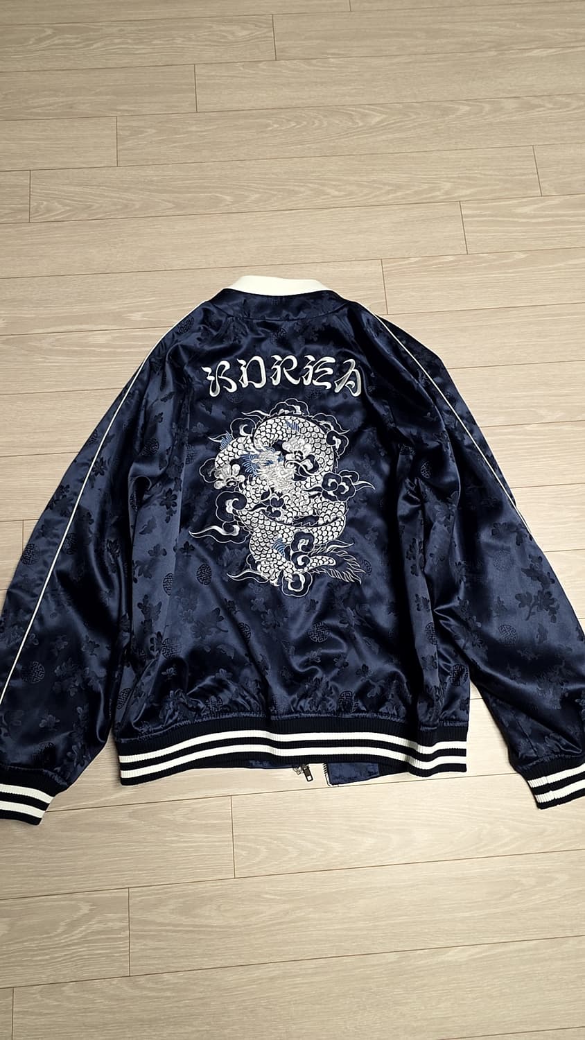 하플리 조선호랑이 코리아 수베니어 자켓 청룡 네이비 L 상품이미지2